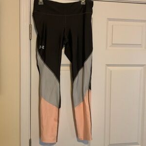 Women’s compression pants. Size L. Color dark gray/ light gray and plunk